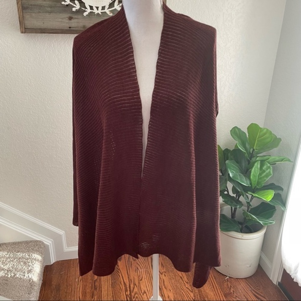 Eileen fisher simple cardigan Auburn NWT XL FLAWED